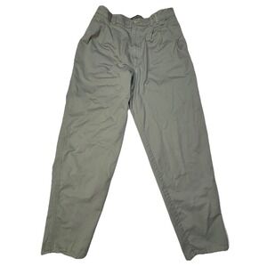 Vintage Bugle Boy Pants 90s Y2K Sage Green Casual Chino Cotton USA Style